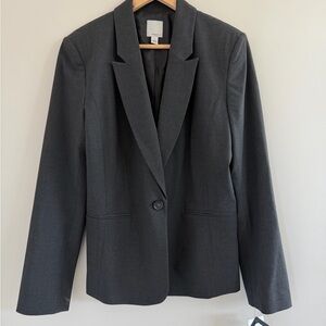 NWT Halogen Women’s Casual Relaxed Blazer Career Business Jacket Office Size 12